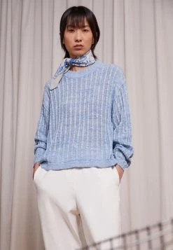 Holzweiler STROLL SWEATER - Jumper - Blue Mix