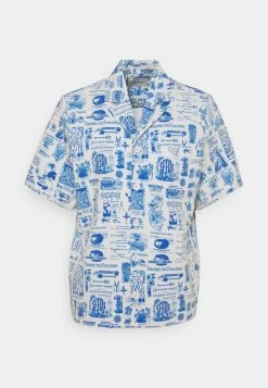 Holzweiler KIA PRINT SHIRT - Shirt - Blue Mix -Holzweiler shop ff43e336c92a4f4880508154a0924ec5